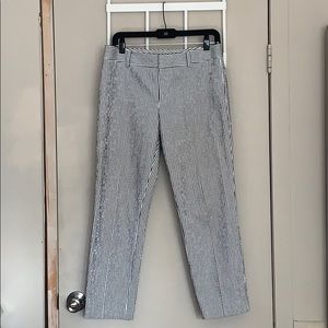 Club Monaco Seersucker Cropped Pants